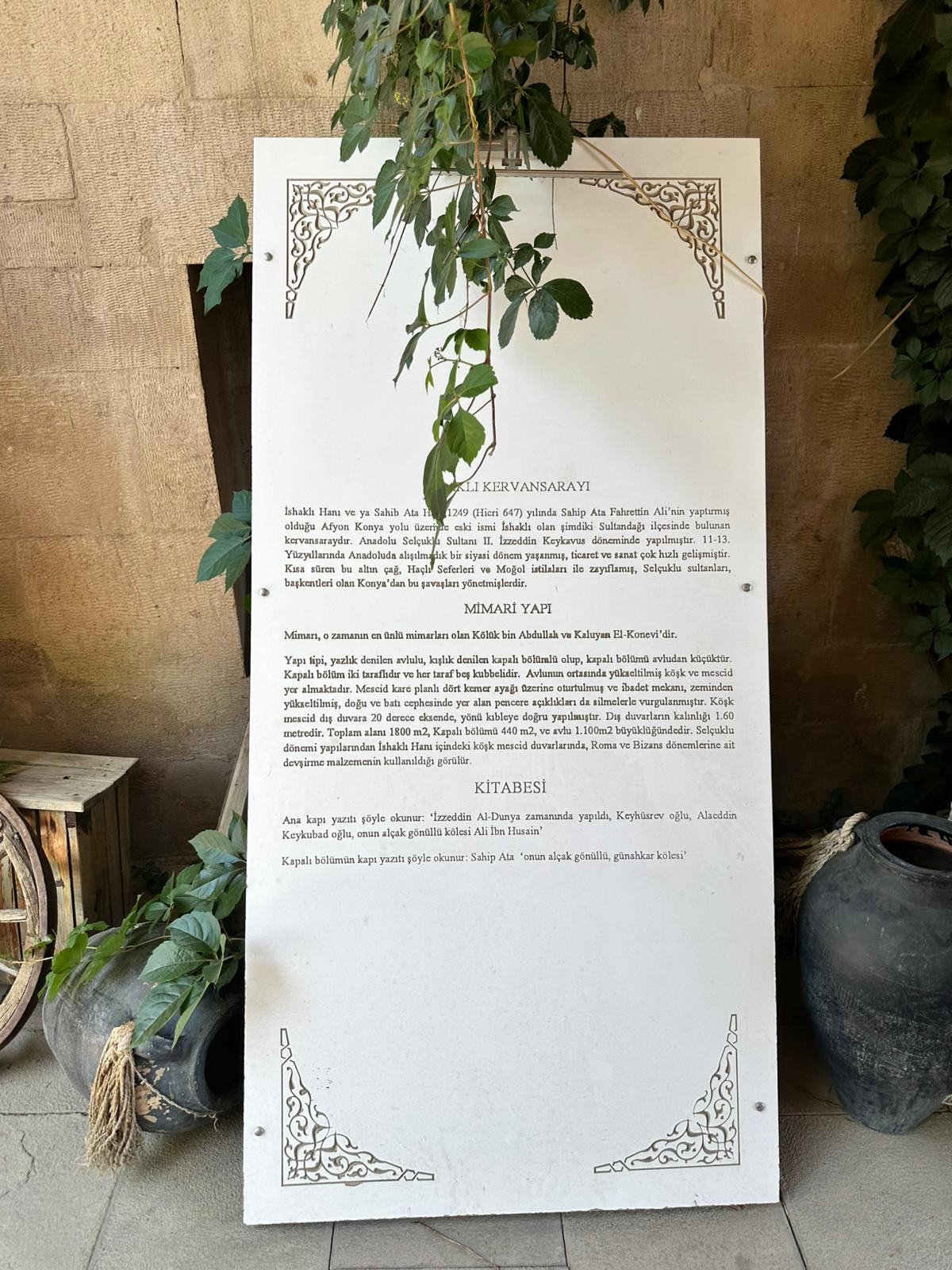 Sahip Ata(İshaklı) Kervansarayı