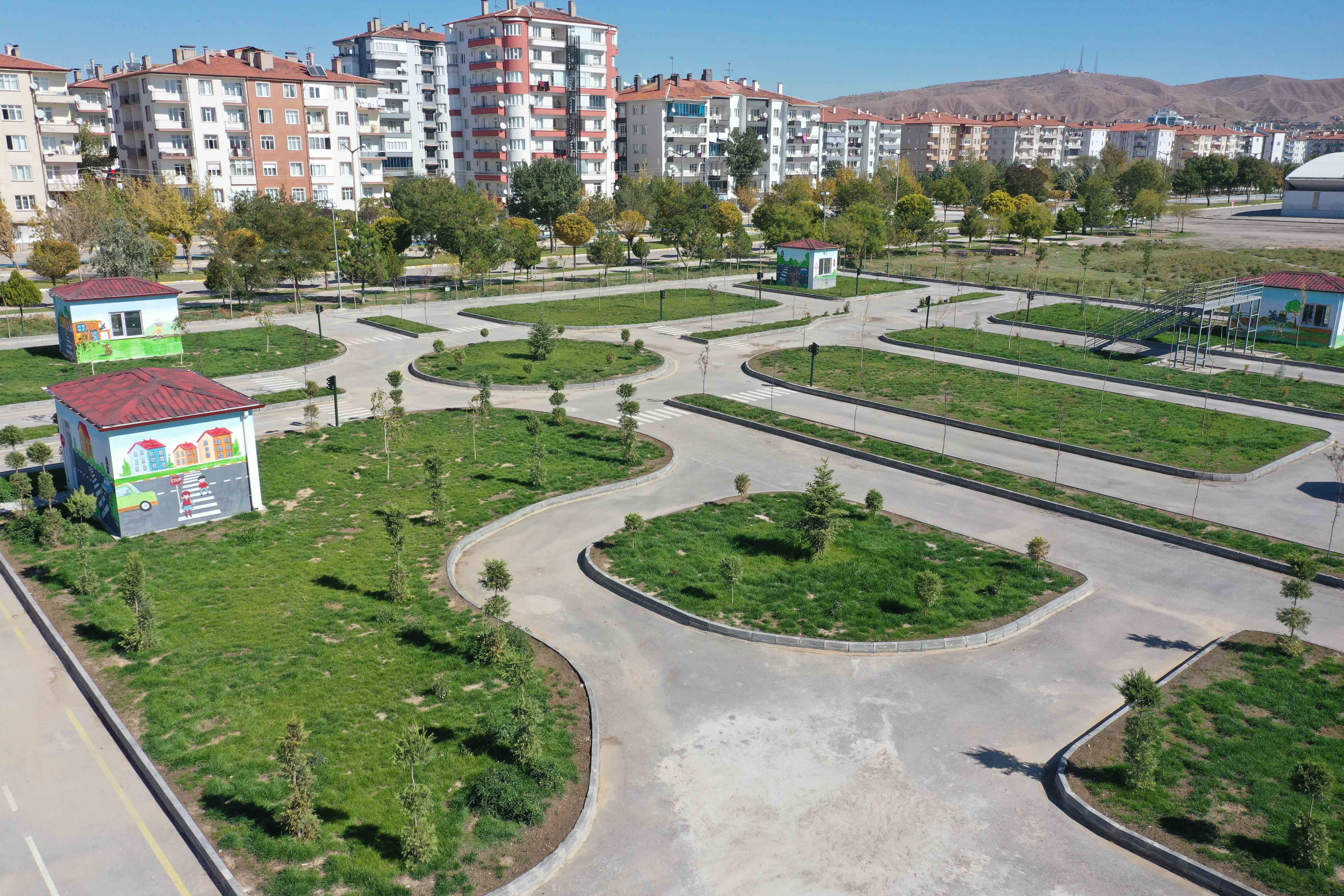 Yağmur-Rüzgar Eşmekaya Trafik Eğitim Parkı