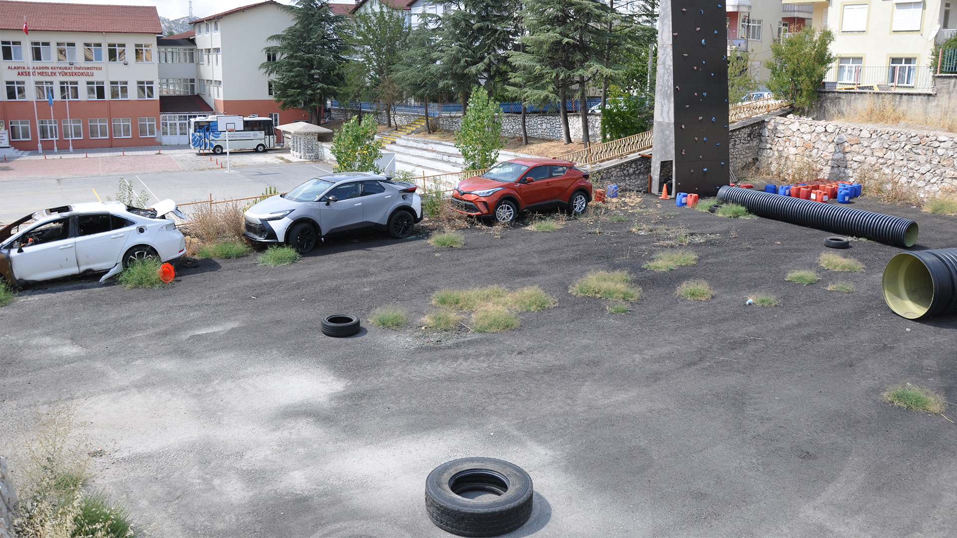 Alanya Alaaddin Keykubat Üniversitesi Akseki Meslek Yüksekokulu İtfaiye Eğitim Alanı