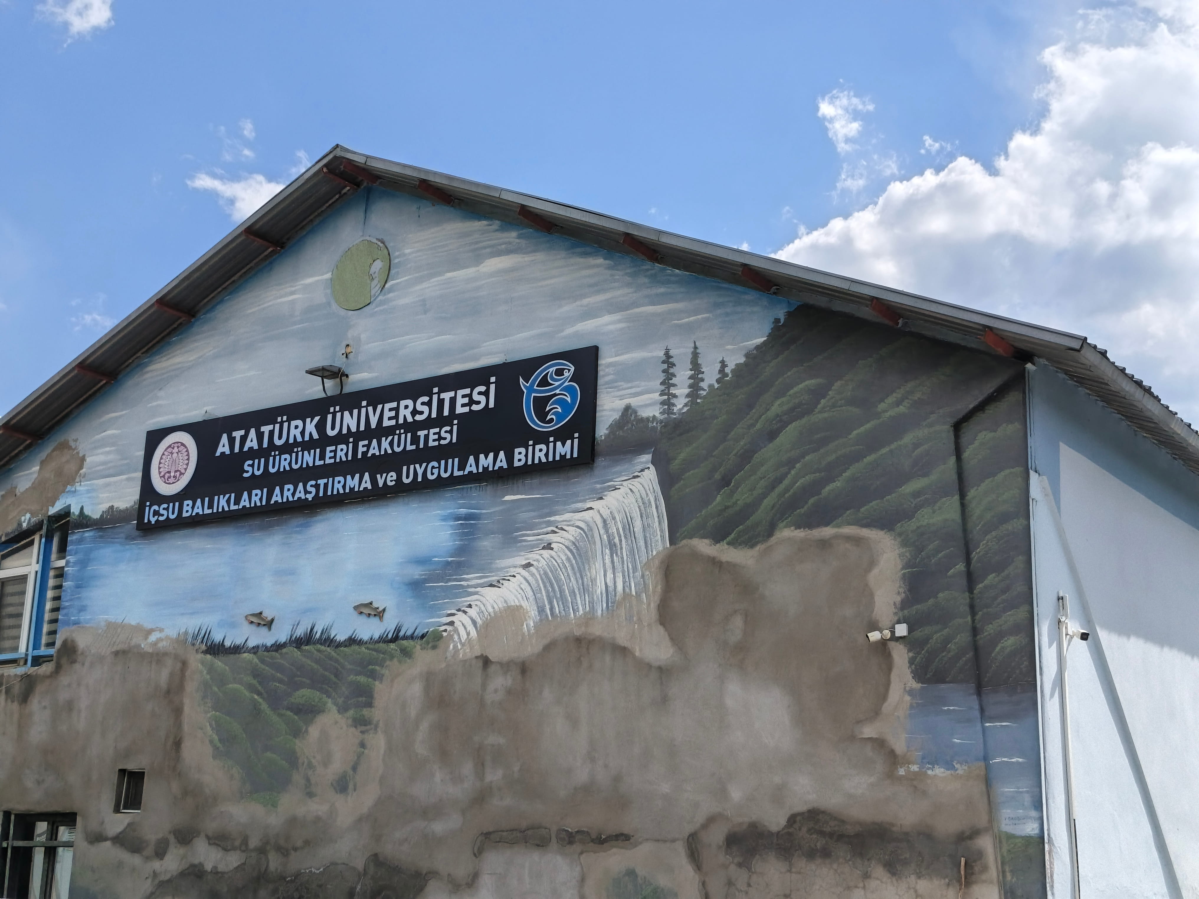 Atatürk Üniversitesi  Su ürünleri  Fakültesi Alabalık Tesisleri